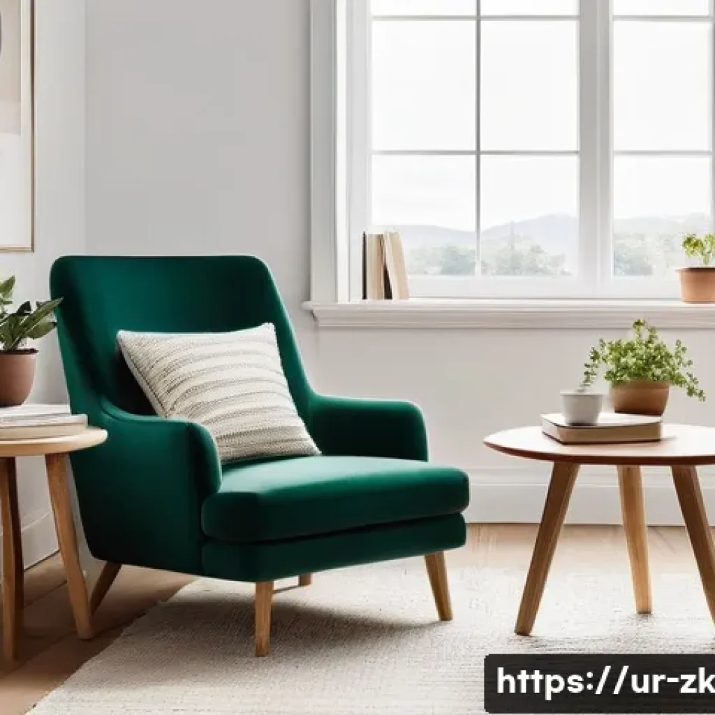 단순함의 철학의 실천 사례 - **Prompt 1: Serene and Organized Living Space**
"A bright, sunlit room designed with minimalist ...
