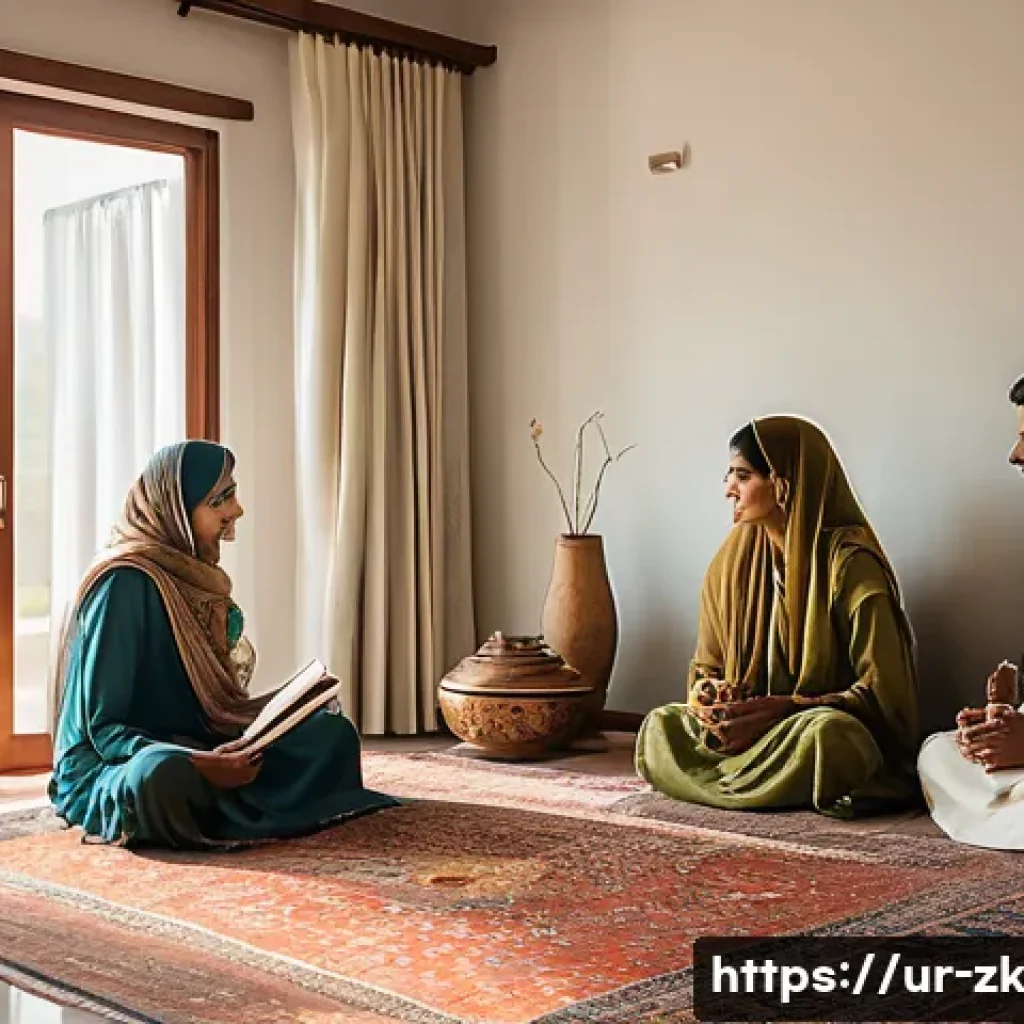 단순함의 철학과 현대인의 삶 - A serene, minimalist home interior in a modern Pakistani household, featuring clean lines, limited f...